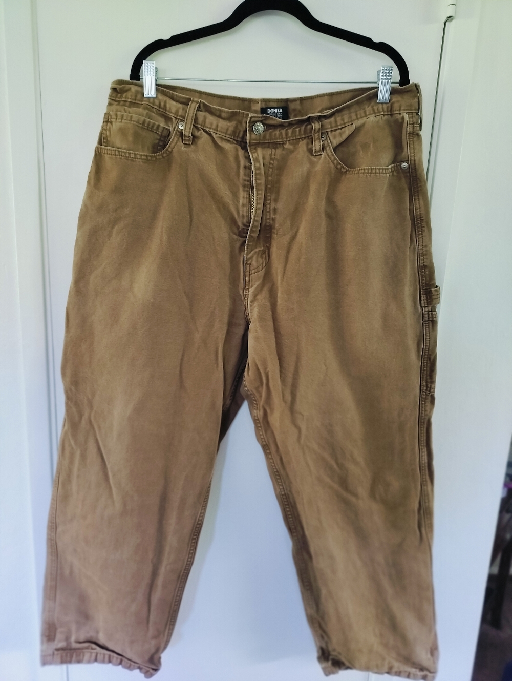 Denizen Levi's Men's Carpenter / Utility Work Pants Tan 38 X 27